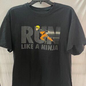 Naruto Shippuden Vintage Anime Graphic T-Shirt – Men’s Size L, Style 990S00S, Ja